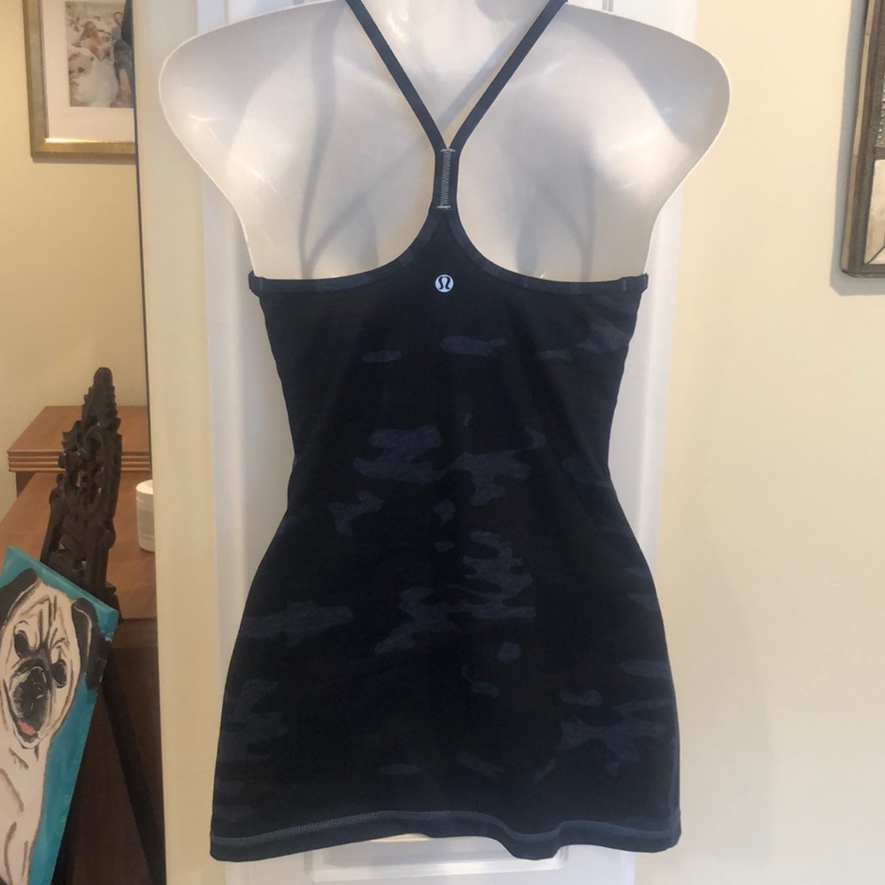 Lululemon Power Y Luon Camouflage Tank Size 4